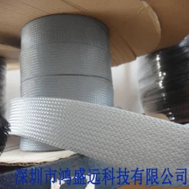 灰色膨脹管 PET伸縮網紋管 蛇皮網管